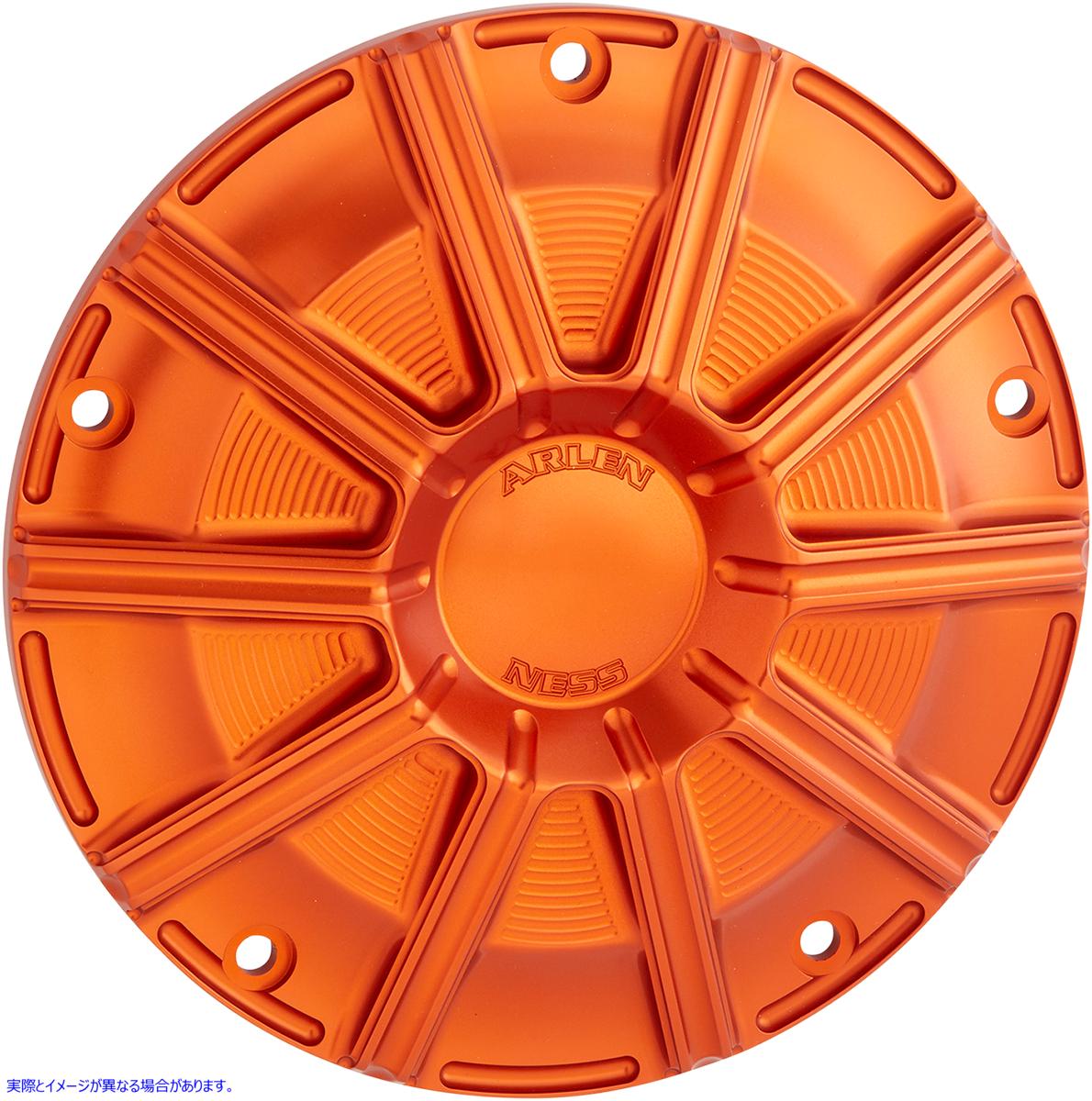 取寄せ ダービーカバー ` アレンネス 10-Gauge Derby Cover - Orange - Touring/Trike 700-005 11070650
