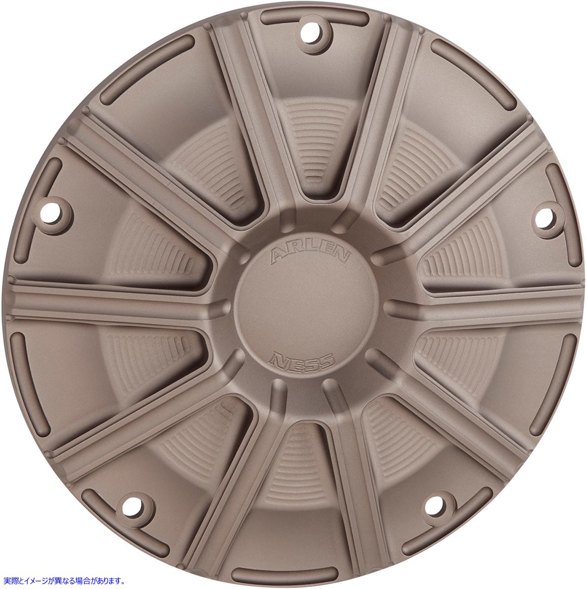 取寄せ ダービーカバー ` アレンネス 10-Gauge Derby Cover - Titanium - Touring/Trike 700-007 11070652