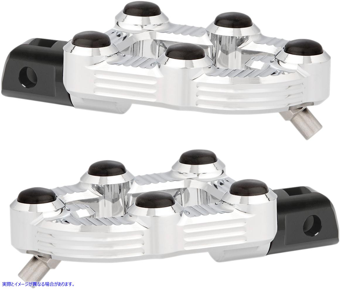 取寄せ MXドライバーのフットパッグ アレンネス MX Driver Peg - Chrome 07-914 16201961