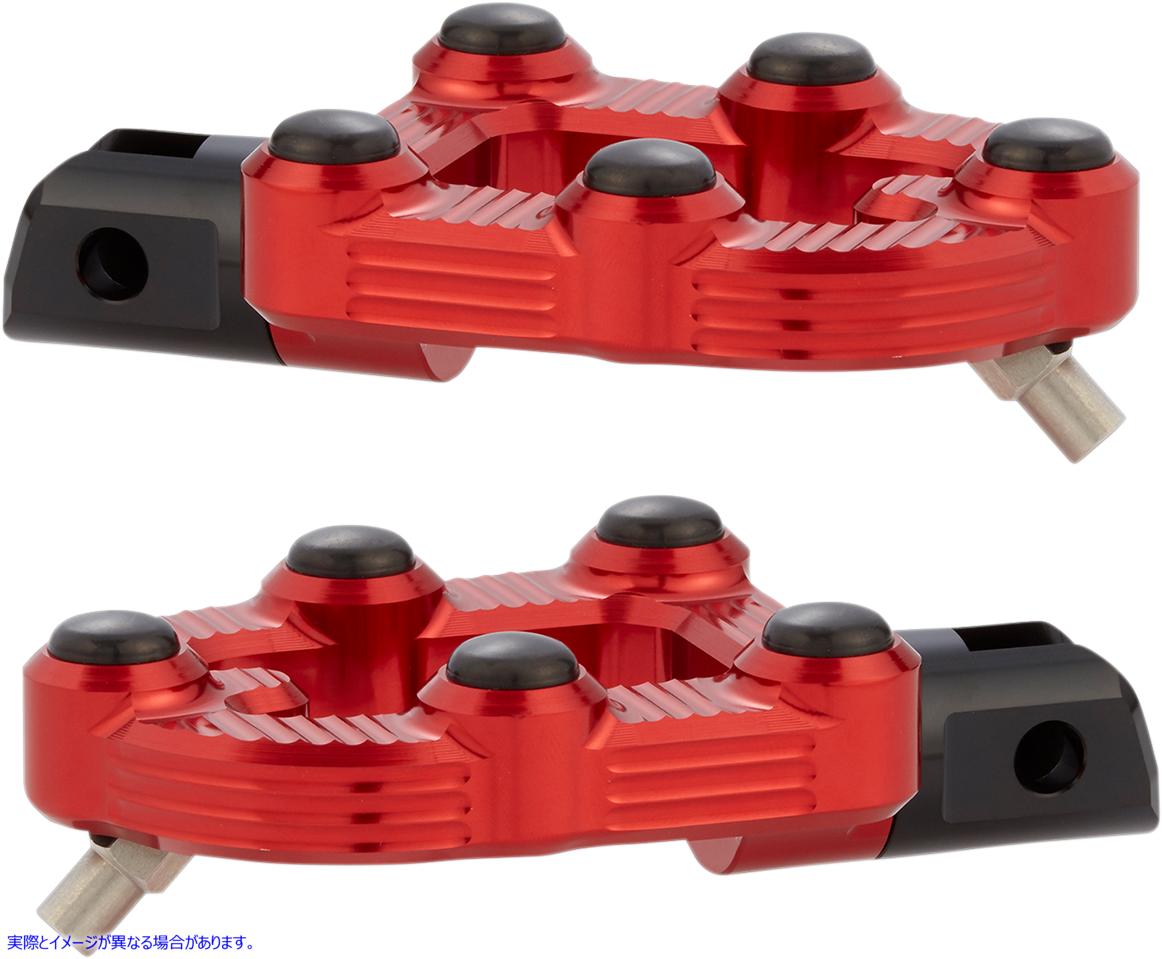 取寄せ MXドライバーのフットパッグ アレンネス MX Driver Peg - Red 07-946 16201963