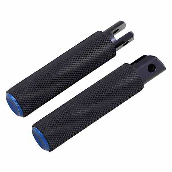 取寄せ M-Eight Fusion Footpegs アレンネス Knurled Footpegs - Blue - FX/FL '18-'23 07-950 16201973