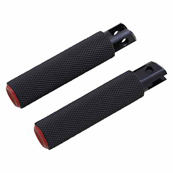 取寄せ M-Eight Fusion Footpegs アレンネス Knurled Footpegs - Red - FX/FL '18-'23 07-954 16201977