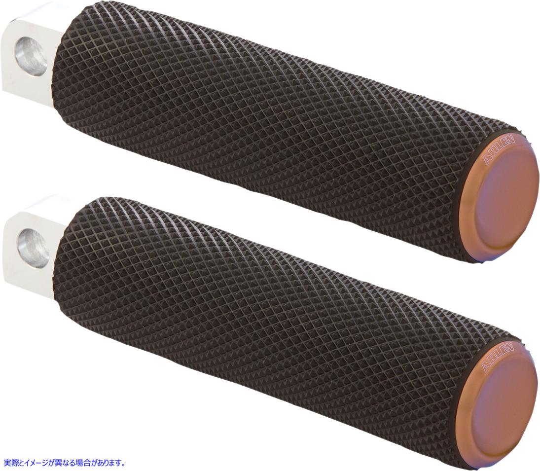 取寄せ Knurled Footpegs アレンネス Knurled Footpegs - Titanium 07-905 16202156
