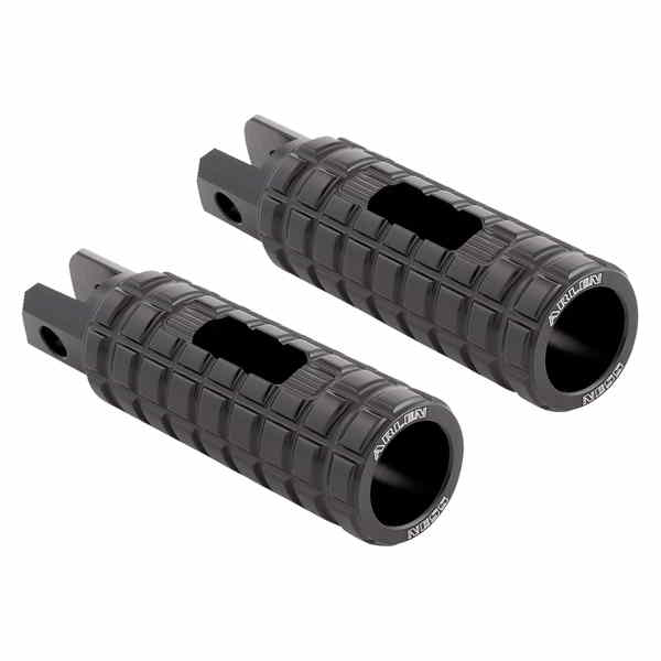 取寄せ SpeedLiner フットペグ アレンネス Footpegs - Driver - Black 400-036 16202420