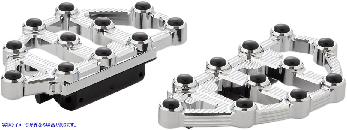取寄せ MXビレットフロアボード アレンネス MX Passenger Floorboards - Chrome 06-895 16210946