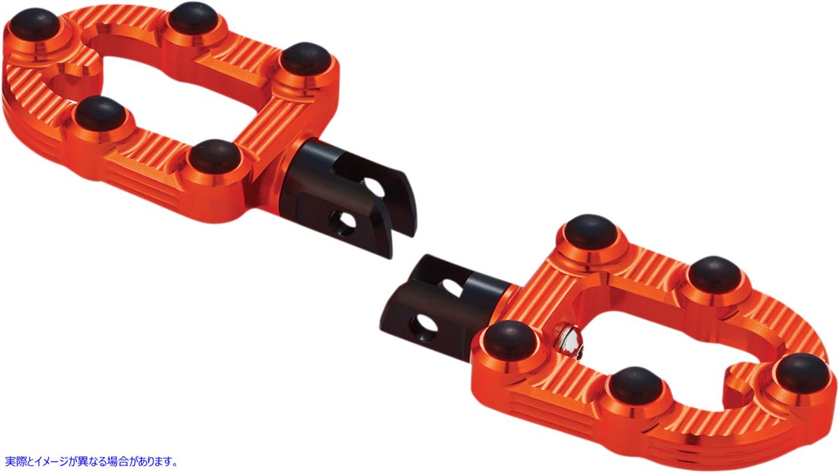 取寄せ MXドライバーのフットパッグ アレンネス MX Driver Foot Peg - Orange 07-969 16210999