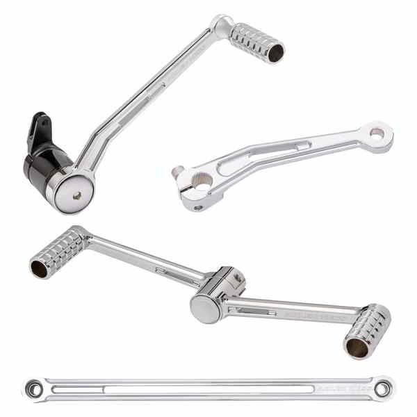 取寄せ SpeedLiner フットコントロールキット アレンネス SpeedLiner Foot Control Kit w/ Heel/Toe Shifter - Chrome 420-102 16230556