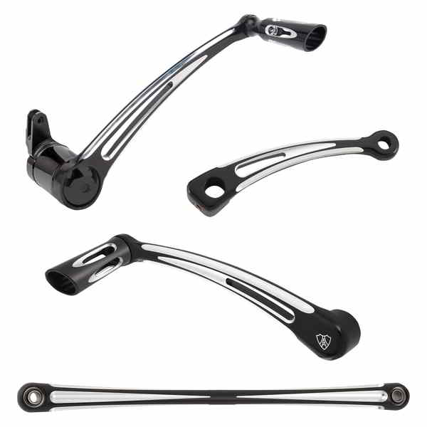 取寄せ ディープカットフットコントロールキット アレンネス Deep Cut Foot Control Kit w/ Toe Shifter - Black 420-108 16230561