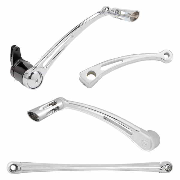 取寄せ ディープカットフットコントロールキット アレンネス Deep Cut Foot Control Kit w/ Toe Shifter - Chrome 420-109 16230562