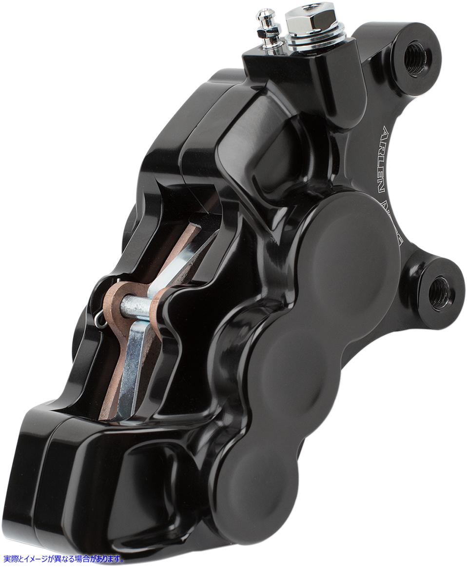 取寄せ Ness Tech Four-Piston Caliper アレンネス 4-Piston Caliper - Left - 11.8 - Black 02-221 17010613