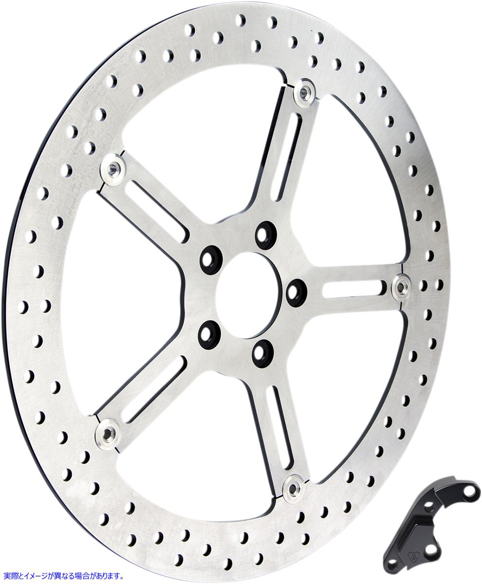取寄せ ビッグブレーキフローティングローターキット アレンネス Big Brake Rotor - 15 - Front Left - Harley-Davidson 02-972 17103193