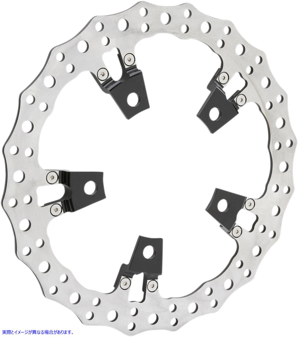 取寄せ ギザギザのフローティングローター アレンネス Jagged Right Brake Rotor - Touring - 14 02-951 17103515