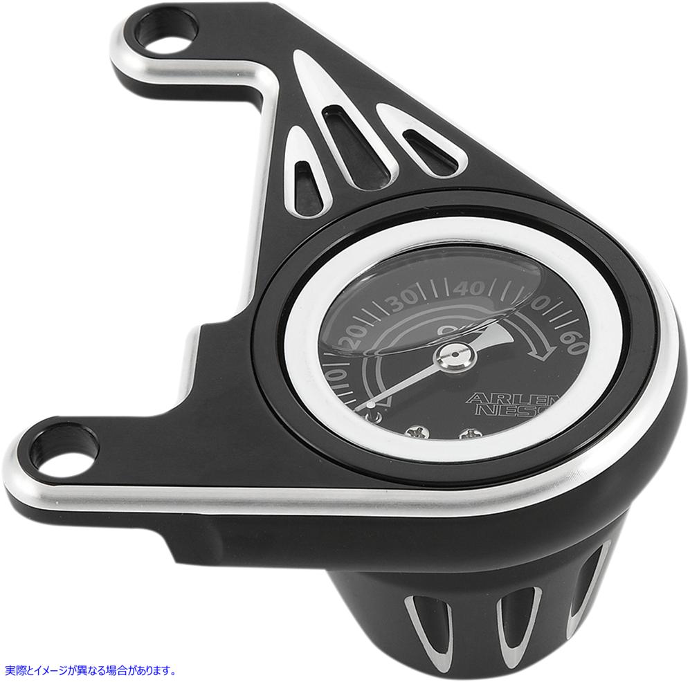 取寄せ 油圧ゲージキット - ディープカット アレンネス Oil Pressure Gauge Kit - Deep Cut - Black 15-668 22120370