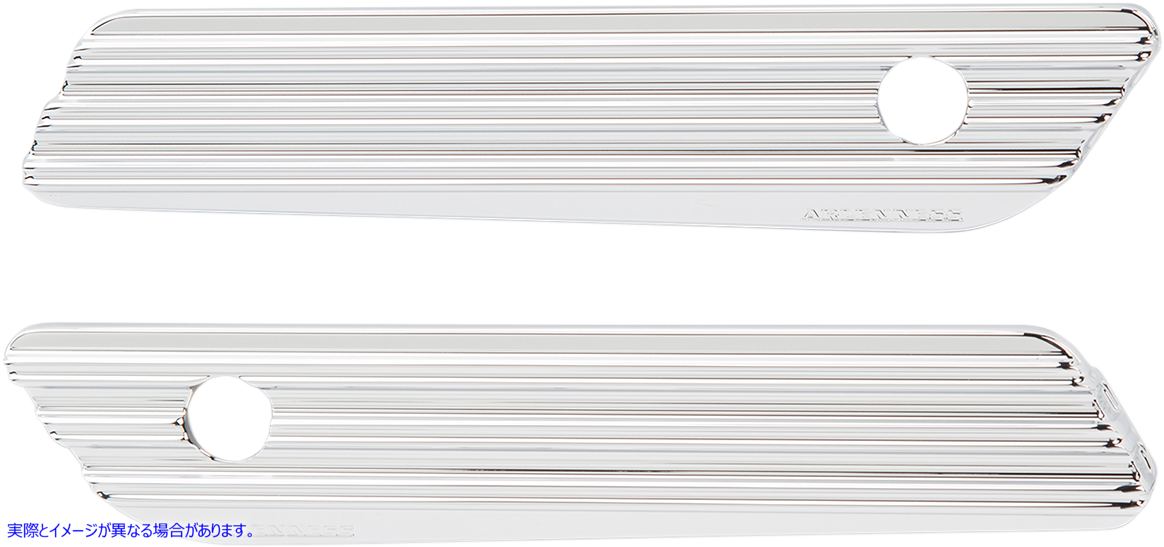 取寄せ Ness-TechRSaddleBag10ゲージヒンジカバー アレンネス 10-Gauge Covers - Chrome - '14-'24 03-609 35011215
