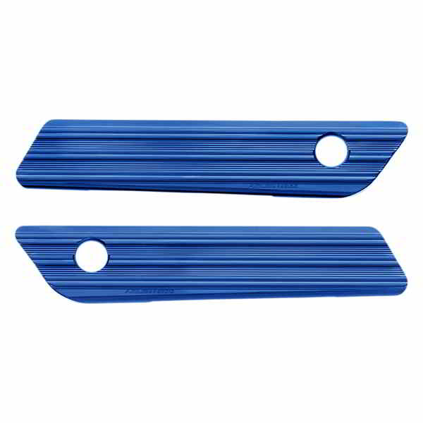 取寄せ サドルバッグラッチカバー アレンネス Saddlebag Latch Covers - Blue 03-604 35011635