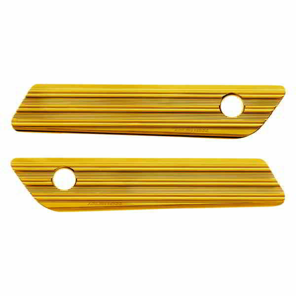 取寄せ サドルバッグラッチカバー アレンネス Saddlebag Latch Covers - Gold 03-606 35011636