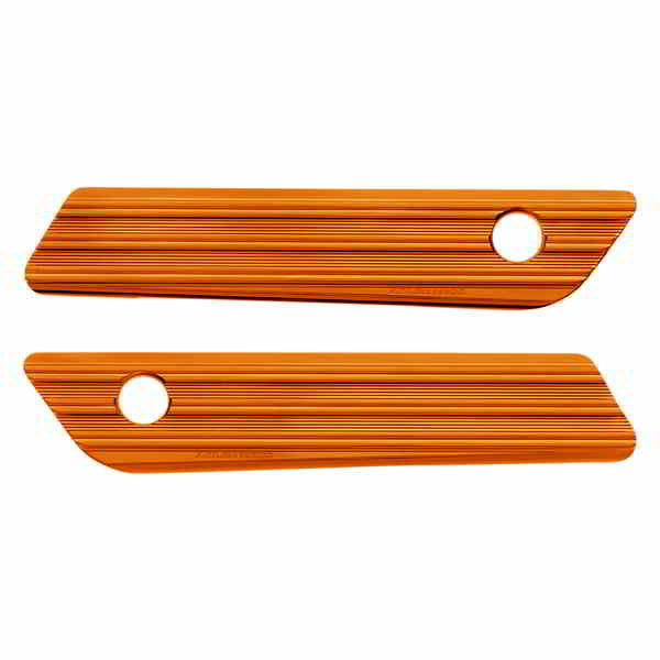 取寄せ サドルバッグラッチカバー アレンネス Saddlebag Latch Covers - Orange 03-610 35011637