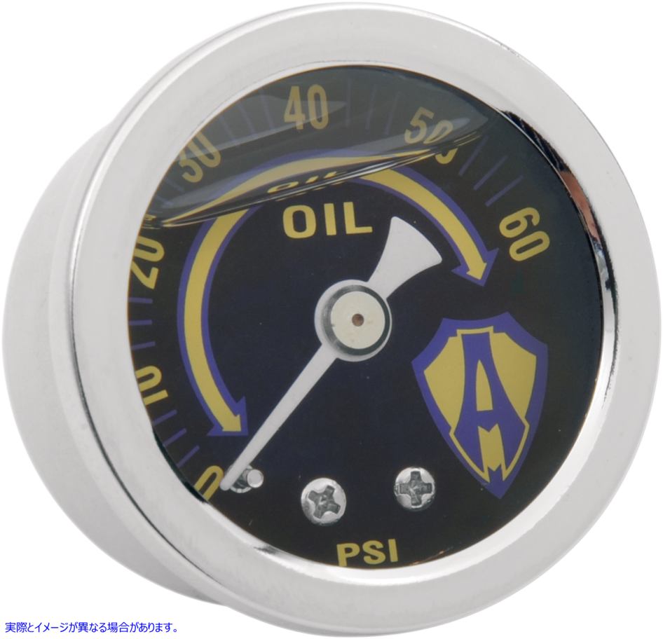 取寄せ 油圧ゲージキット - クロム アレンネス Oil Pressure Gauge Kit - Replacement - Chrome 15-655 DS245154