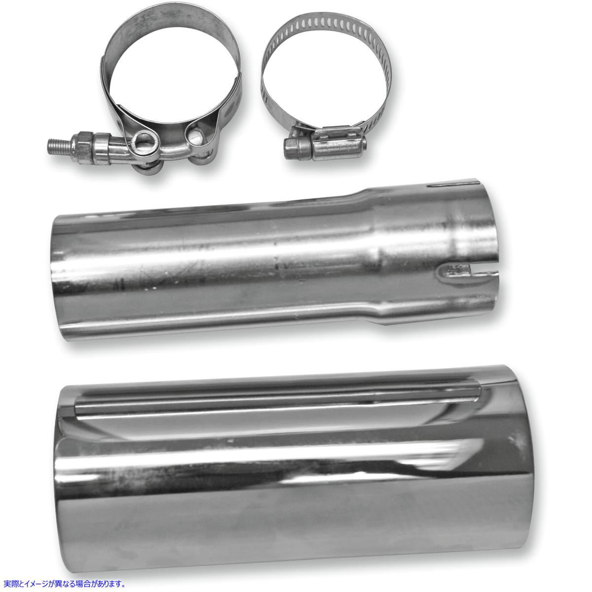 取寄せ マフラーアダプター バッサーニエキゾースト '10 FLHX/FLTRX 2-1 Muffler Adapter 11119P 18020119