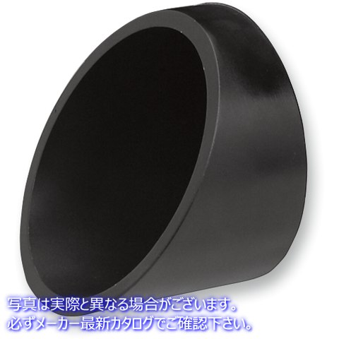 取寄せ 3インチの火力シリーズスリップオンマフラーのエンドキャップ バッサーニエキゾースト 3 Endcap - Black - Slashcut BE30SB 18600625