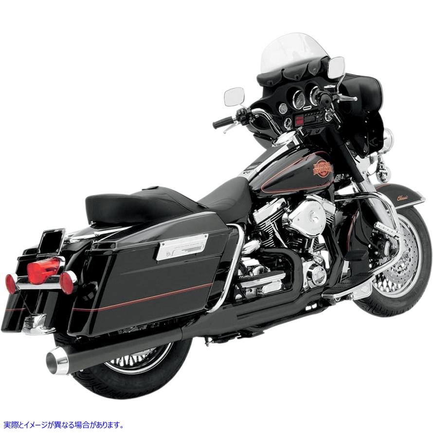 取寄せ Road Rage 2-into-1システムのヒートシールド バッサーニエキゾースト Heat Shields - Black HS-FLH-637CLB 18610512