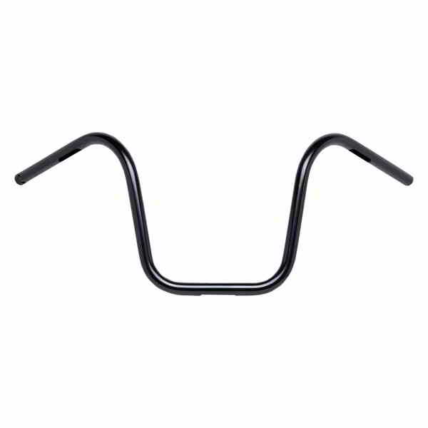取寄せ 1 インチ ハンドルバー、TBW プラグ付き ビルトウェル Handlebar - Ape Hanger - TBW - Black 6004-2017 06015643