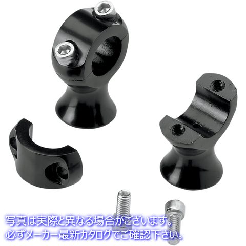 取寄せ 13/4 スリムラインライザー ビルトウェル Risers - Slimline - 1-3/4 - Black 6401-201-175 06020568