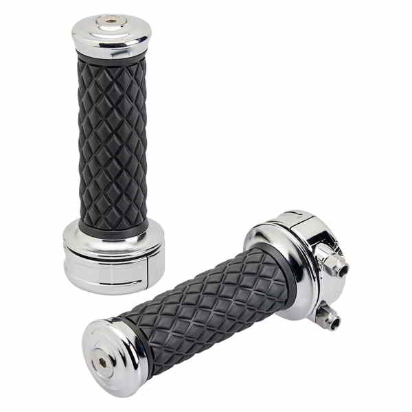 取寄せ アルミコアグリップ ビルトウェル Grips - Alumicore - Custom - Chrome 6606-105-01 06303073