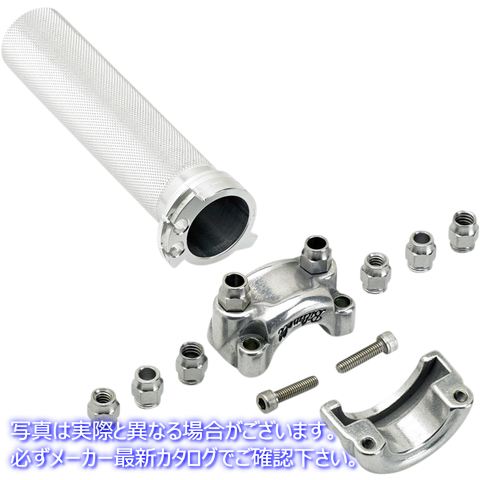 取寄せ ウイスキース??ロットルアセンブリ ビルトウェル Throttle - Dual Cable - Whiskey - Polished 6602-303-01 06320628
