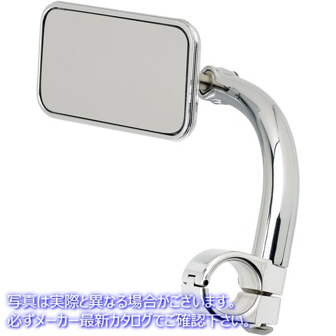 取寄せ ユーティリティミラー ビルトウェル Rectangular Clamp-On Mirror - 1 - Chrome 6502-201-501 06400993