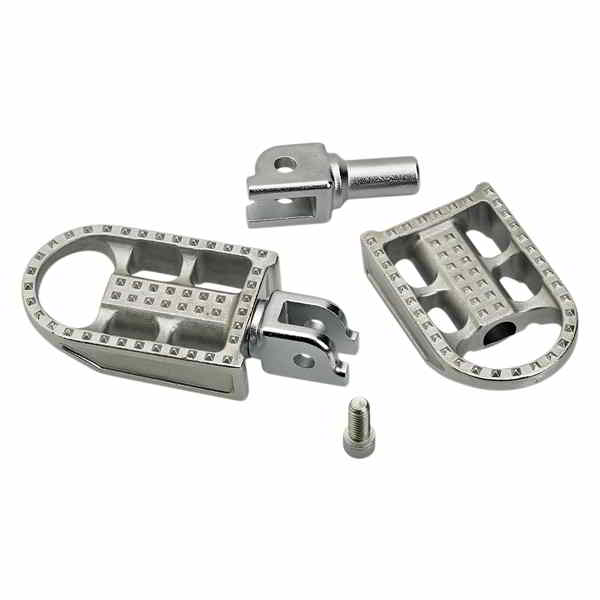 取寄せ マッシュマン フットペグ ビルトウェル Mushman Footpegs - Step - Raw Polished 7002-302-03 16201855