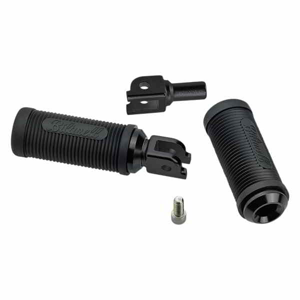 取寄せ ノーマン フットペグ ビルトウェル Norman Foot Pegs - Black - Softail 7004-204-03 16201858