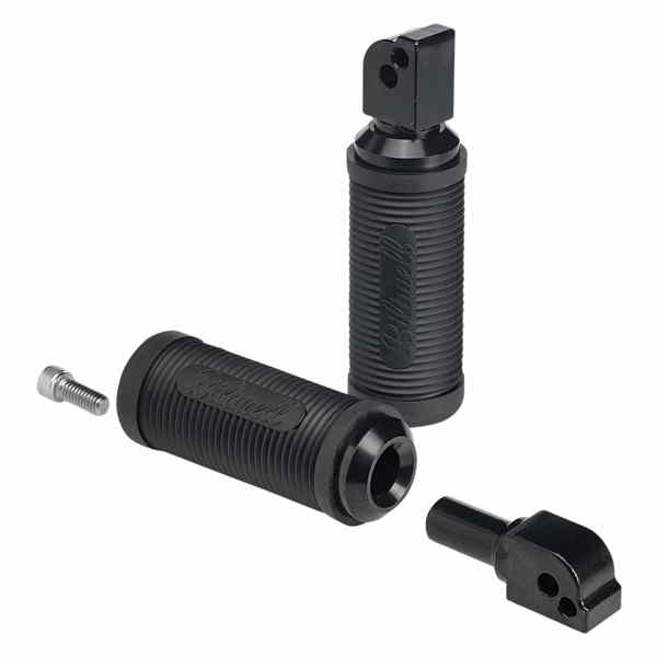取寄せ ノーマン フットペグ ビルトウェル Norman Passenger Foot Pegs - Black - Softail 7004-204-04 16201950