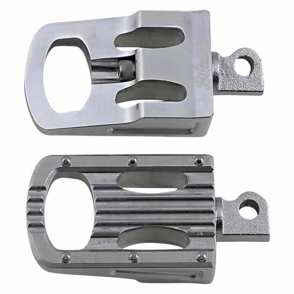 取寄せ パニッシャーフットペグ ビルトウェル Punisher Footpeg - Classic - Polished 7005-303-01 16202166