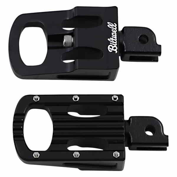 取寄せ パニッシャーフットペグ ビルトウェル Punisher Footpeg - Driver - Black - M8 7005-203-03 16202172