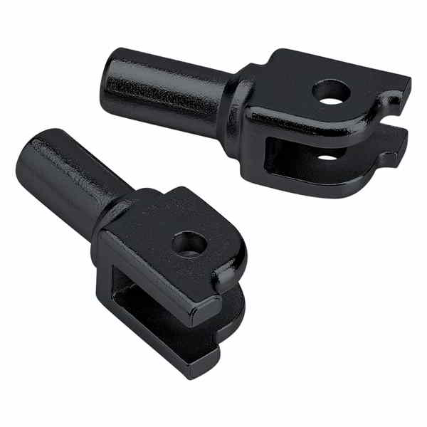 取寄せ フットペグマウント ビルトウェル Footpeg Mount - Black - Softail 0107-1640-01 16240341