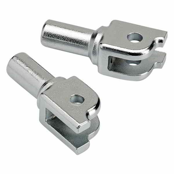 取寄せ フットペグマウント ビルトウェル Footpeg Mount - Chrome - Softail 0107-1640-05 16240342