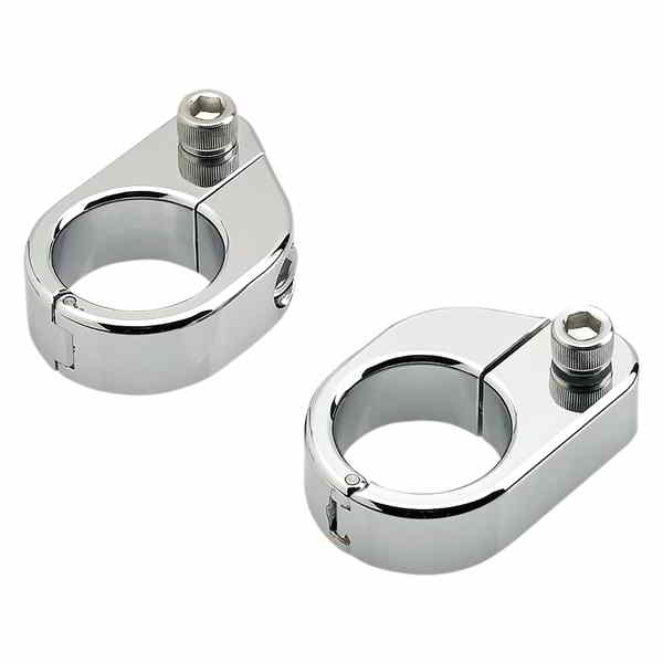 取寄せ O/S スピードクランプ ビルトウェル O/S Speed Clamps - Chrome - Straight 6907-105 22100521