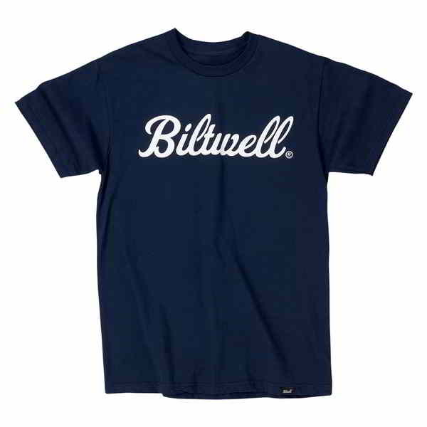 取寄せ スクリプト T シャツ ビルトウェル Script T-Shirt - Navy - Small 8101-052-002 303020599