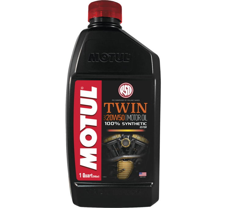 モチュール ツイン シンセティック エンジンオイル 20W50 MOTUL 1クォート入り（946ml）化学合成油 [PARTS DEPOT pdkrsh bkc521894 4580443491826 ]