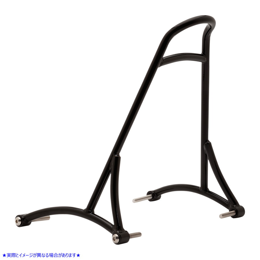 取寄せ 短いシーシーバー バーリーブランド Sissy Bar - Short - Black - Touring B13-1500B 15010449