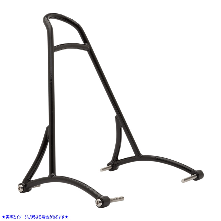 取寄せ 短いシーシーバー バーリーブランド Sissy Bar - Short - Black - Dyna B13-1504B 15010587