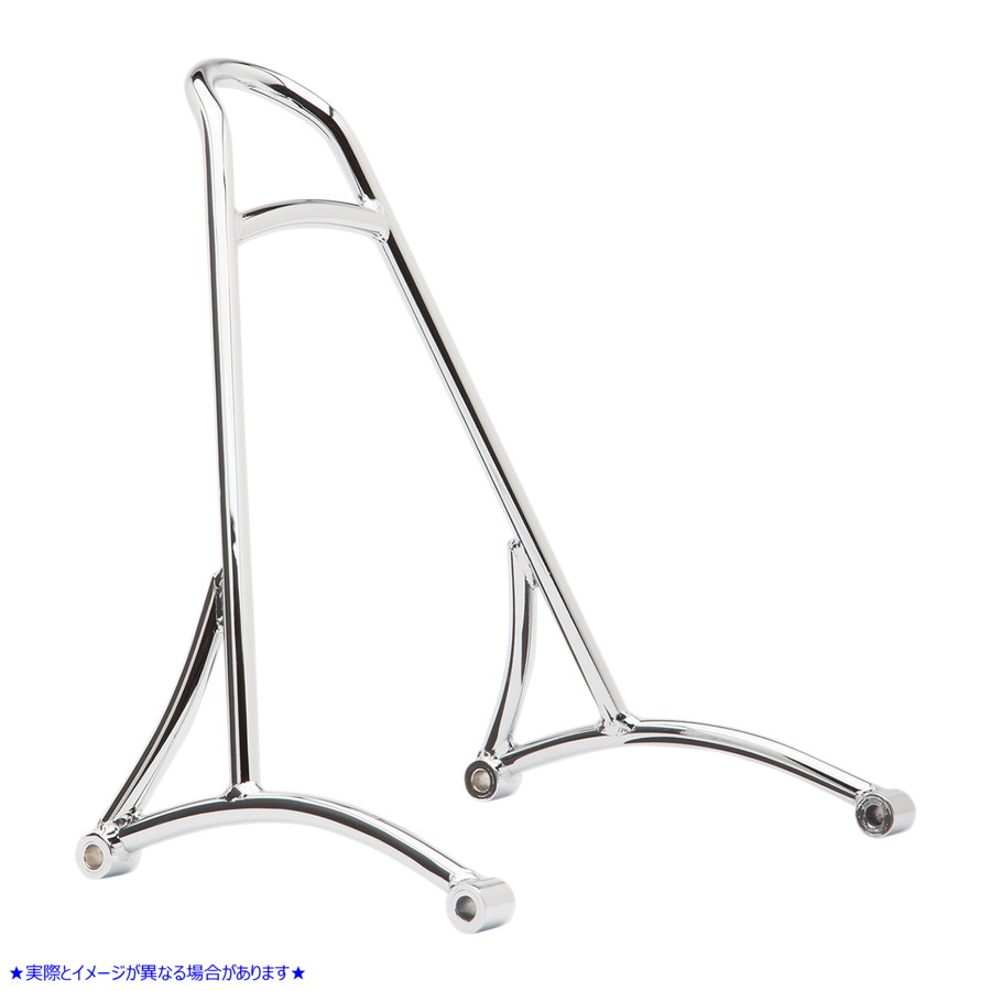 取寄せ 短いシーシーバー バーリーブランド Sissy Bar - Short - Chrome - Dyna B13-1504C 15010588