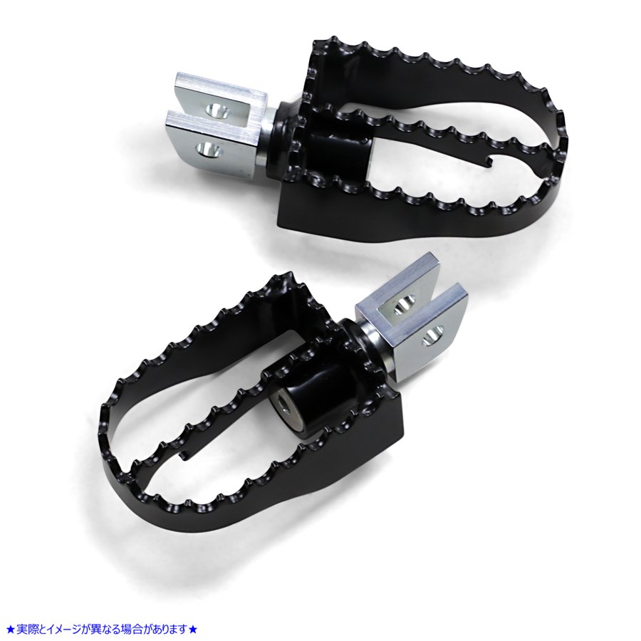 取寄せ MXスタイルのフットペグ バーリーブランド MX Footpegs - Driver - Black/Chrome B13-1007B 16201931