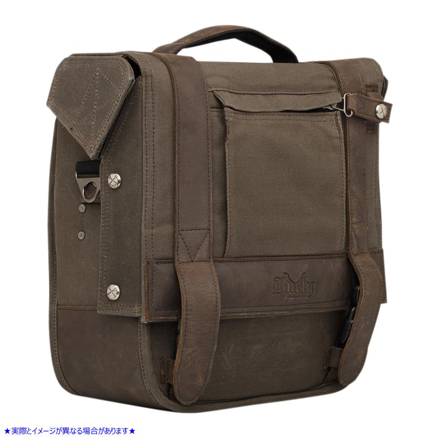 取寄せ Voyager SaddleBag バーリーブランド Detachable Saddlebag - Dark Oak B15-1000D 35011240
