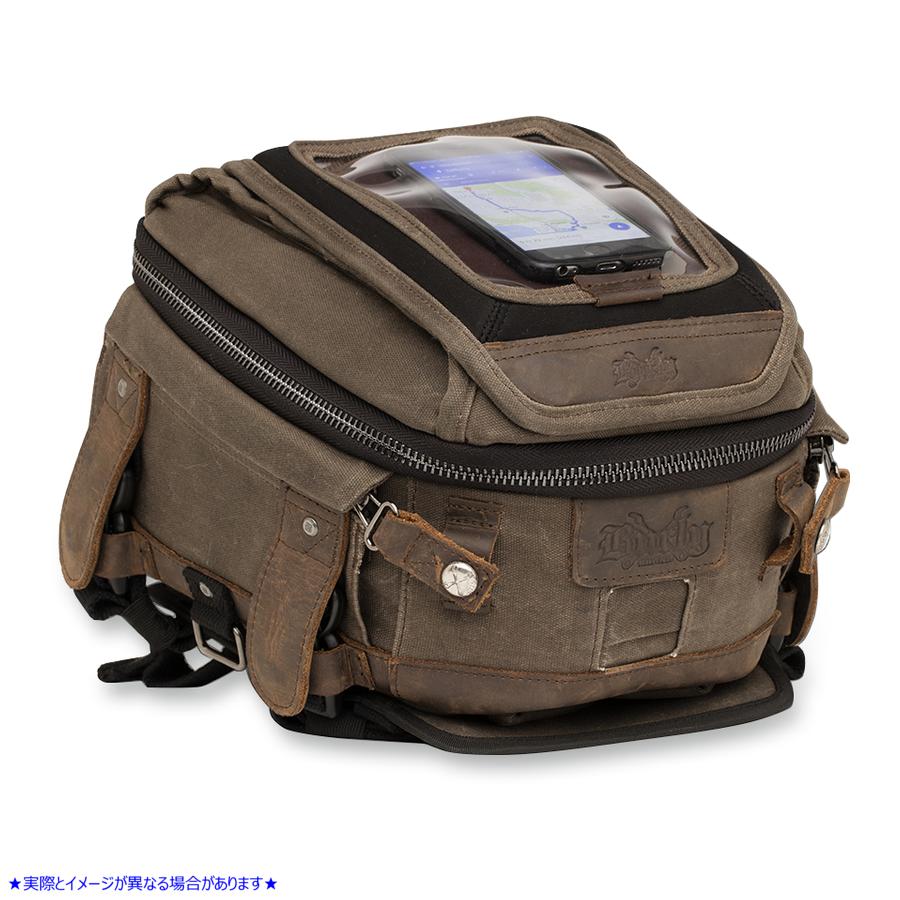 取寄せ Voyager Corduraタンクバッグ バーリーブランド Tank Tail Bag - Dark Oak B15-1010D 35020260