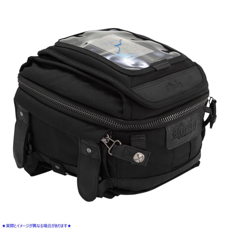取寄せ Voyager Corduraタンクバッグ バーリーブランド Tank Tail Bag - Black B15-1010B 35020309