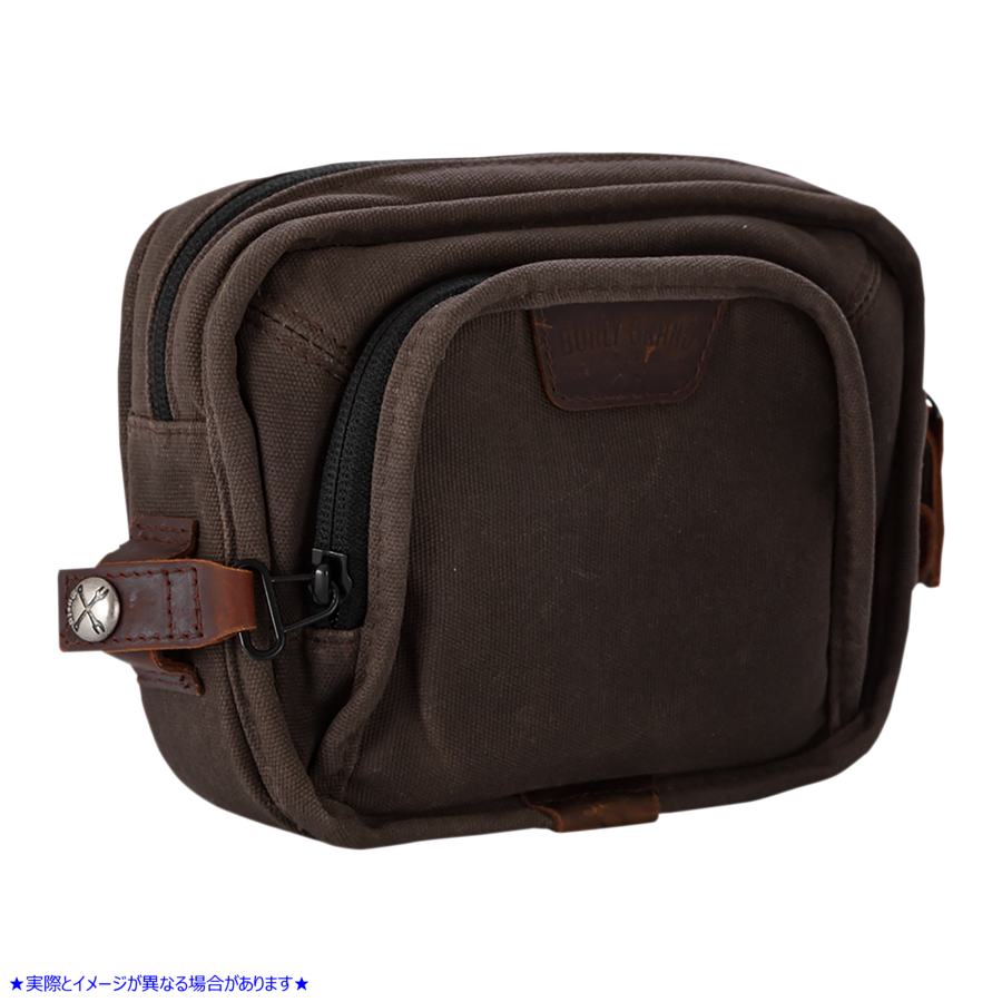 取寄せ ハンドルバーバッグ バーリーブランド Handlebar Bag - Dark Oak B15-1012D 35100097