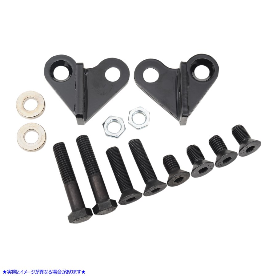 取寄せ リアローリングキット バーリーブランド Rear Lowering Kit - Black - Lowers 1 - '97-'01 FLHT B28-279 DS221475