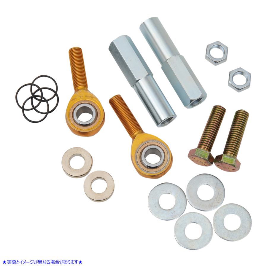 取寄せ ショック低下キット バーリーブランド Adjustable Shock Lowering Kit - Standard Finish - Lowers 0- 2 B28-250 DS310071
